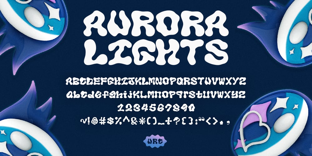 Aurora Lights font
