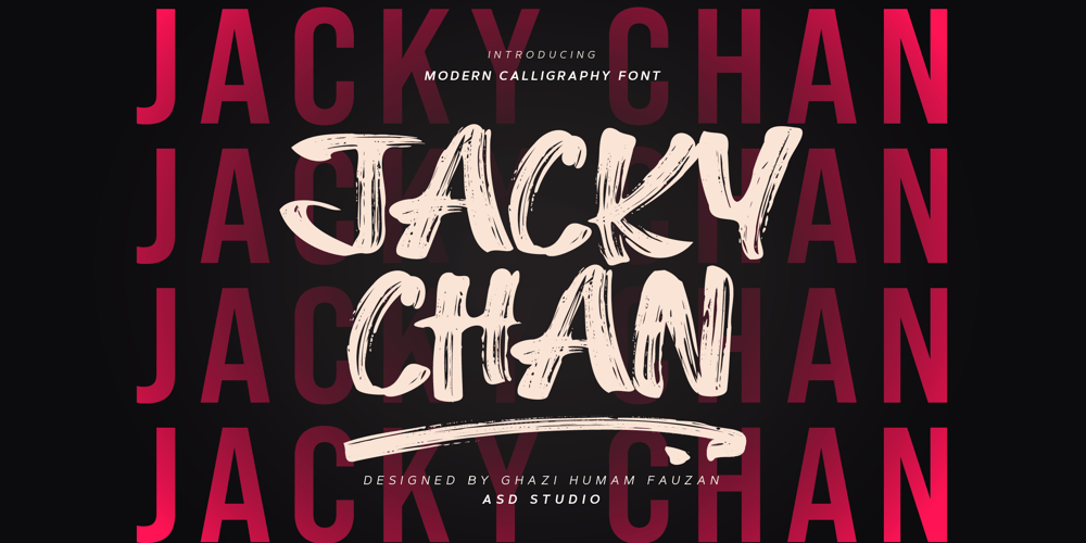 Jacky Chan font