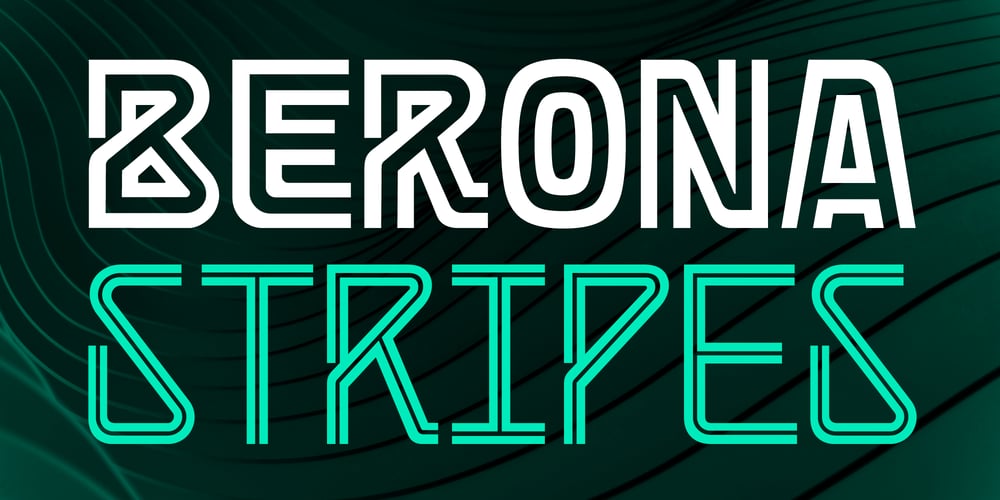 Berona Stripes font