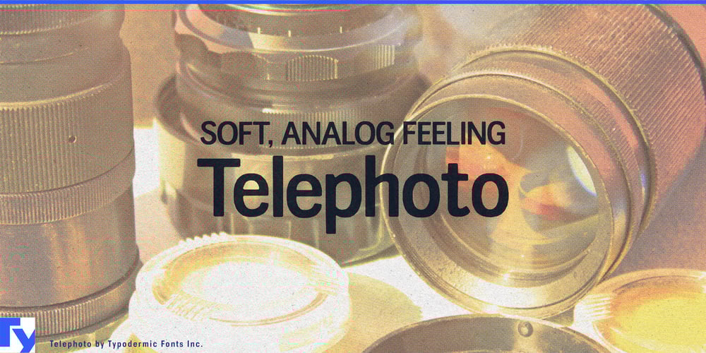 Telephoto font