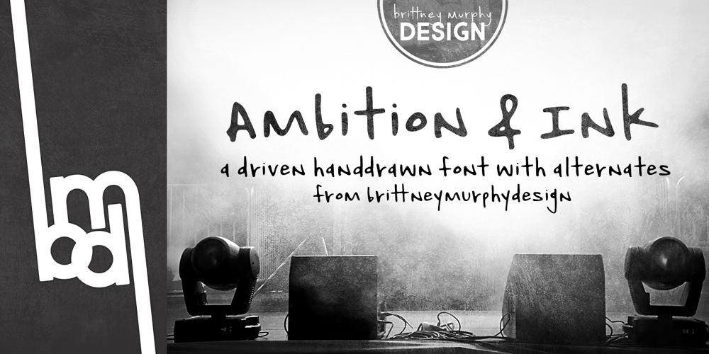 Ambition & Ink font