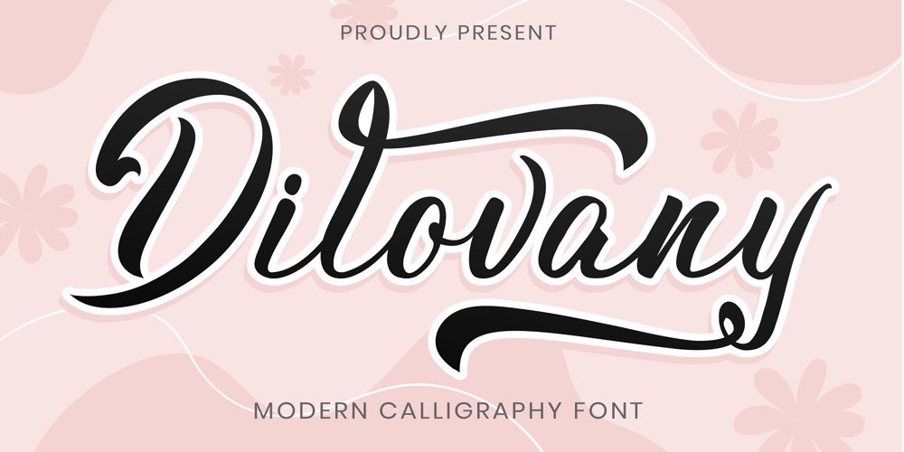 Dilovany font