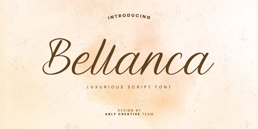 Bellanca font