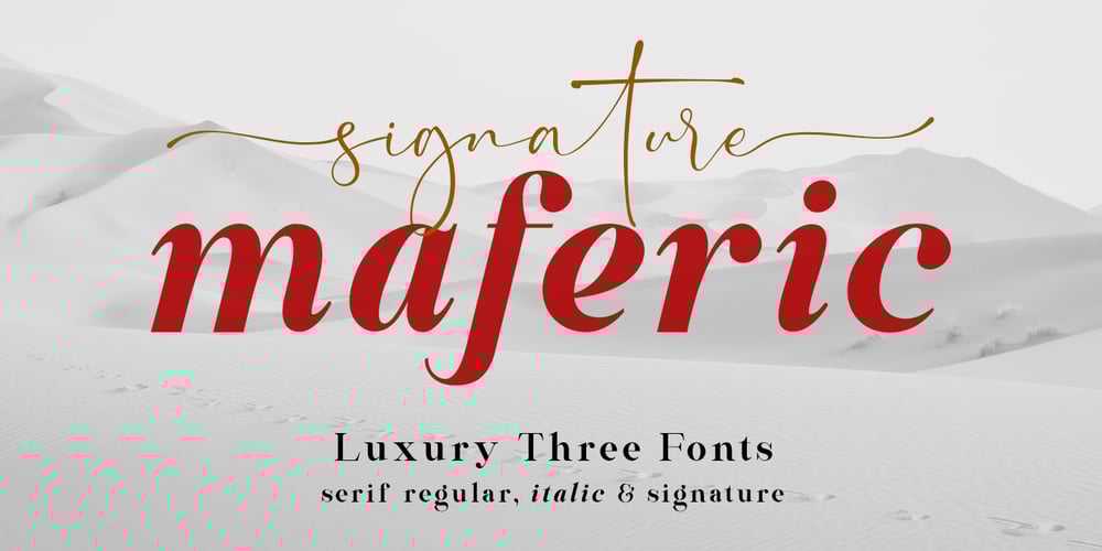 Maferic font
