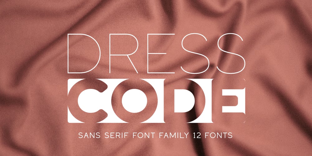 Dress Code font