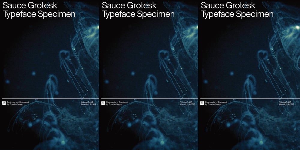 Sauce Grotesk font