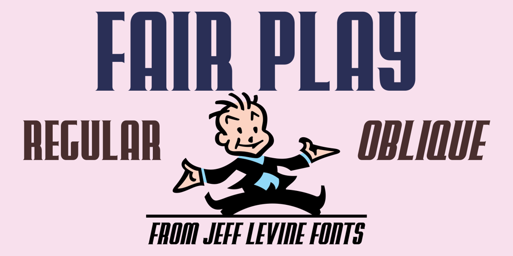 Fair Play JNL font