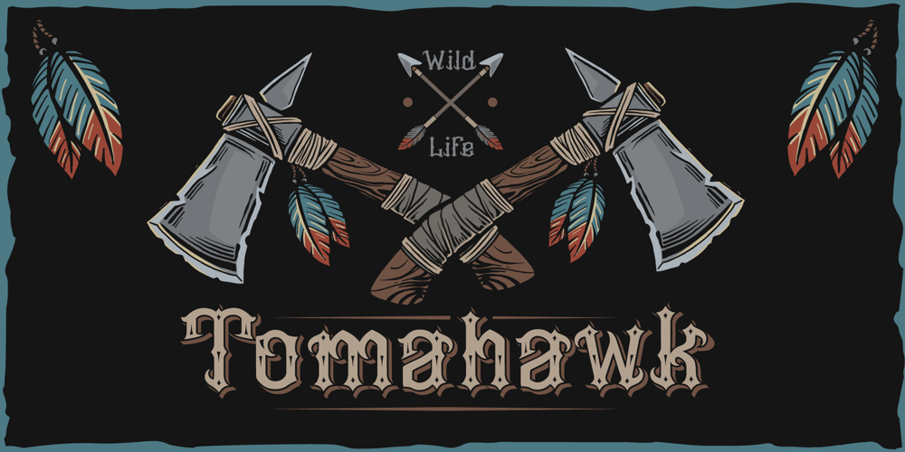 Tomahawk font