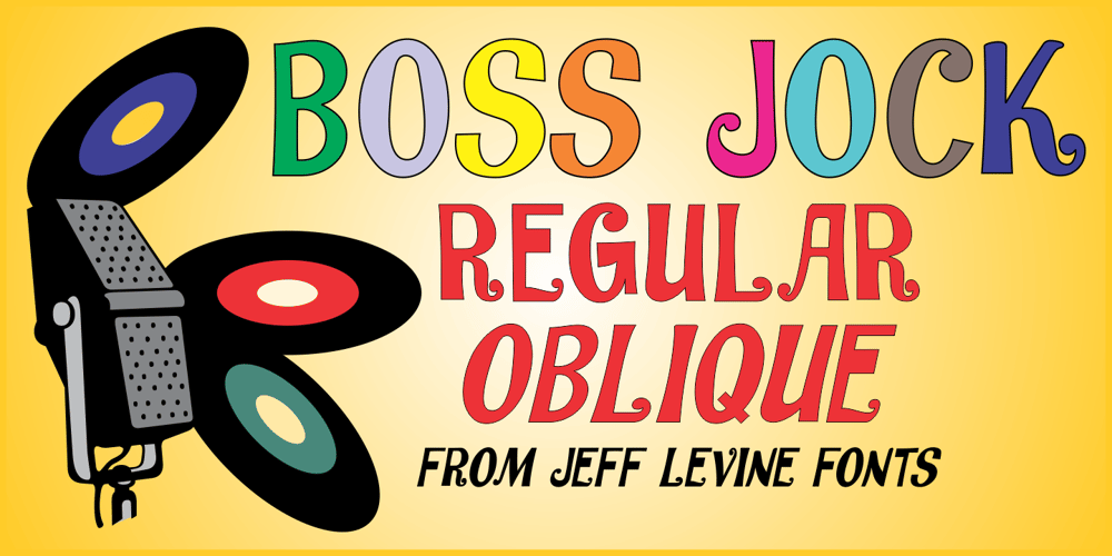 Boss Jock JNL font