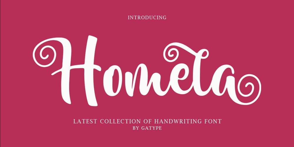 Homela font