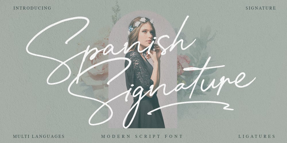 Spanish Signature font