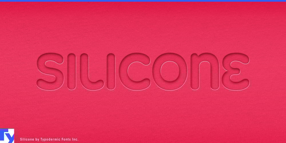 Silicone font