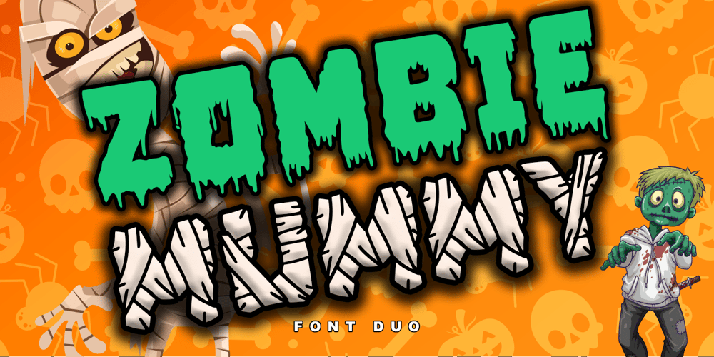 Zombie Mummy font