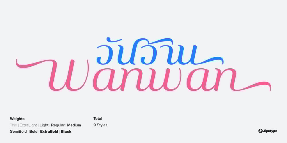 Wanwan font