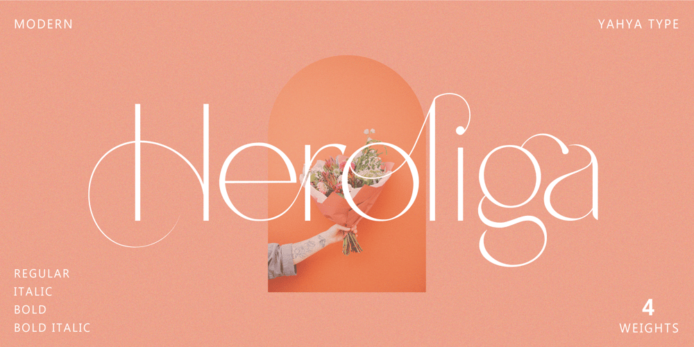 Heroliga font