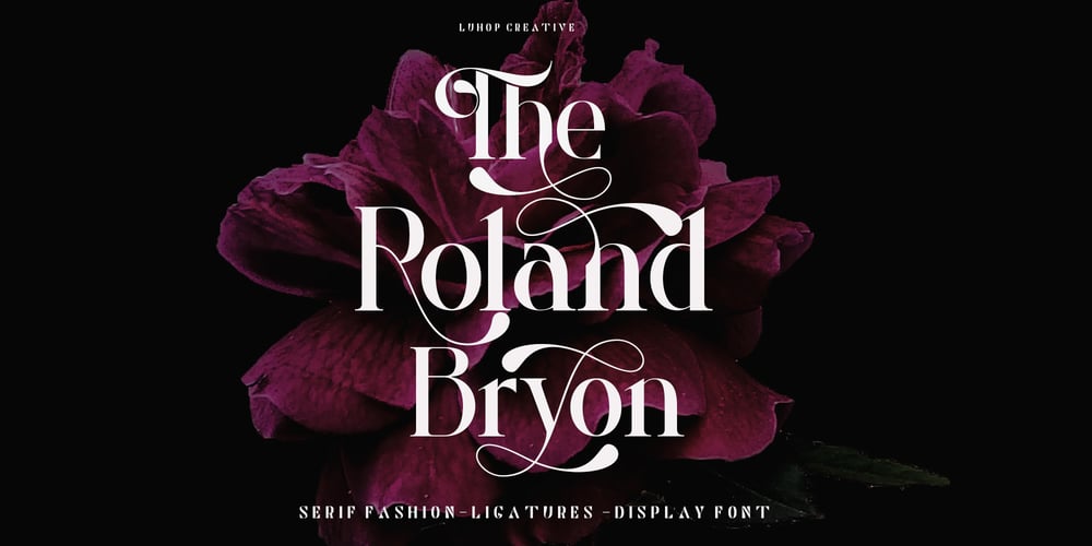 Roland Bryon font