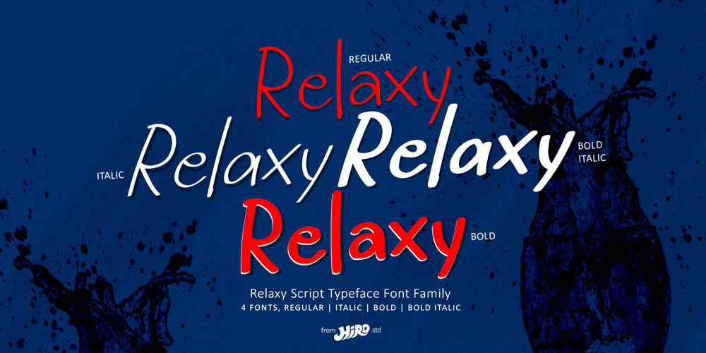 Relaxy font