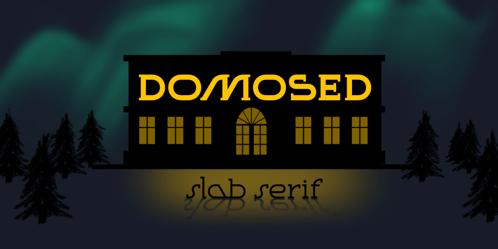 Domosed Slab Serif font