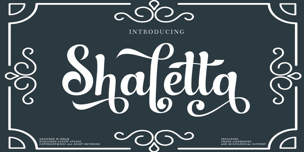 Shaletta font