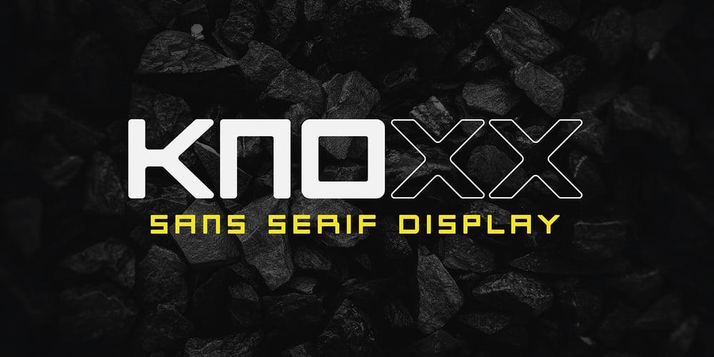 Knoxx font