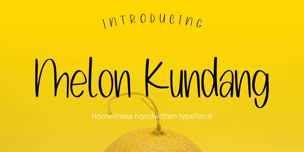 Melon Kundang font
