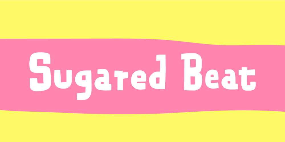 Sugared Beat font