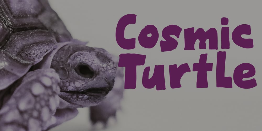 Cosmic Turtle font