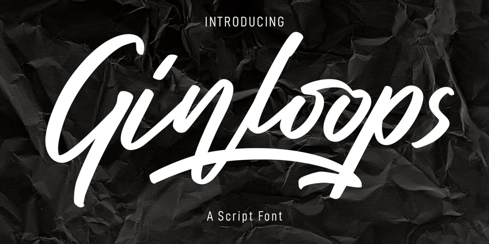 Ginloops font