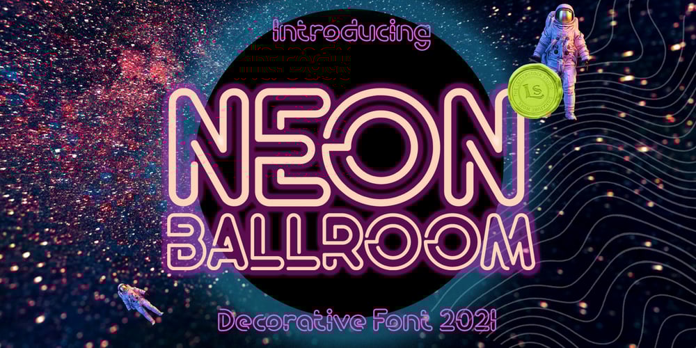 Neonballroom font