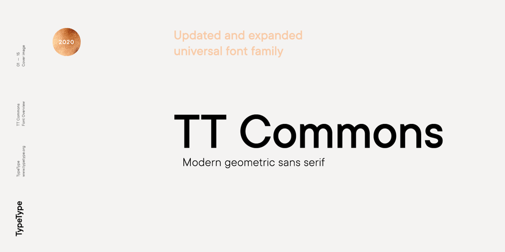 TT Commons Classic font