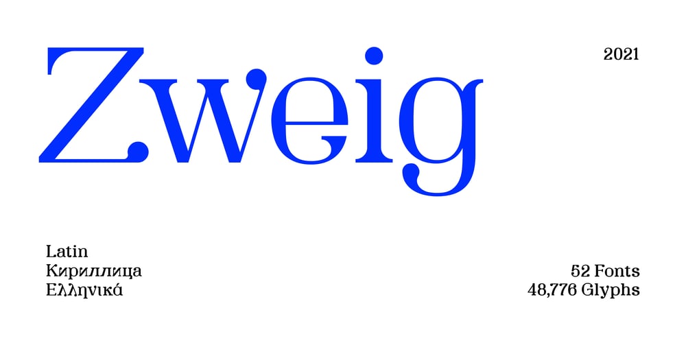 SK Zweig font