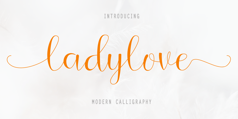Ladylove font