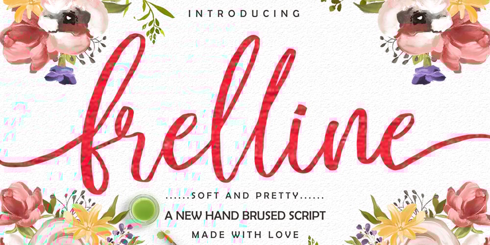 Frelline Script font
