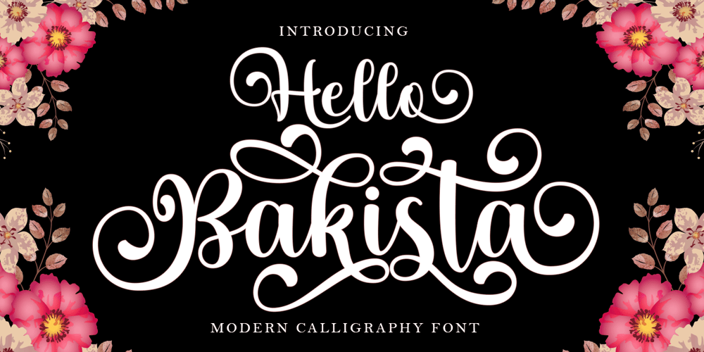 Hello Bakista Script font