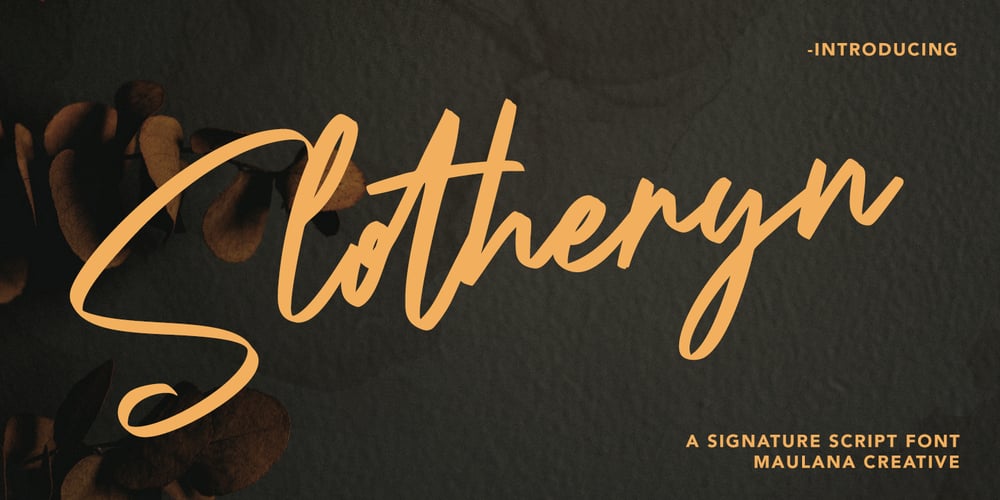 Slotheryn font