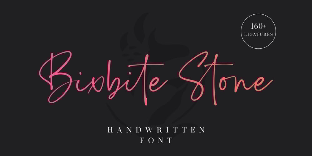Bixbite Stone font