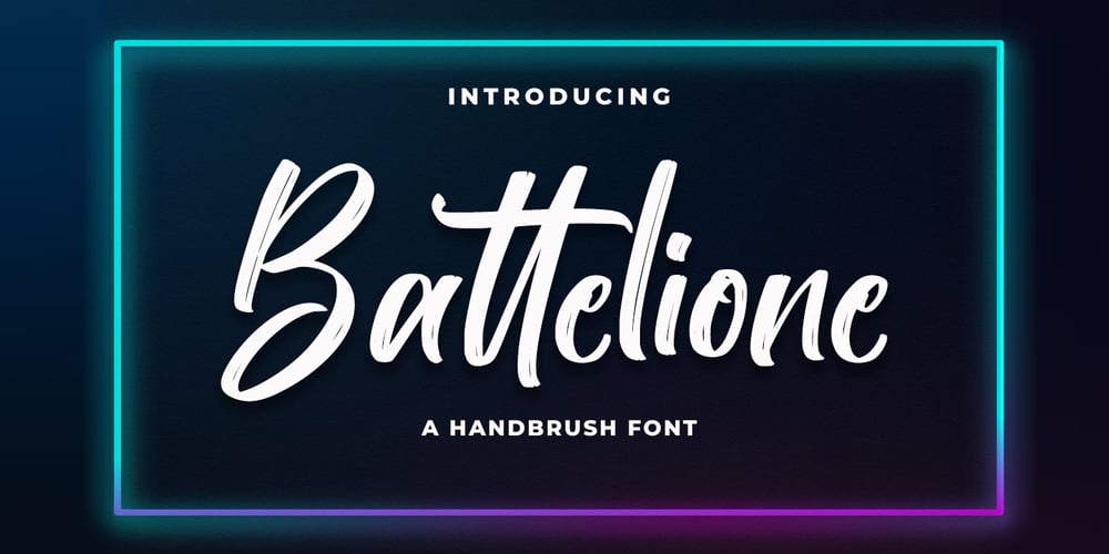 Battelione font