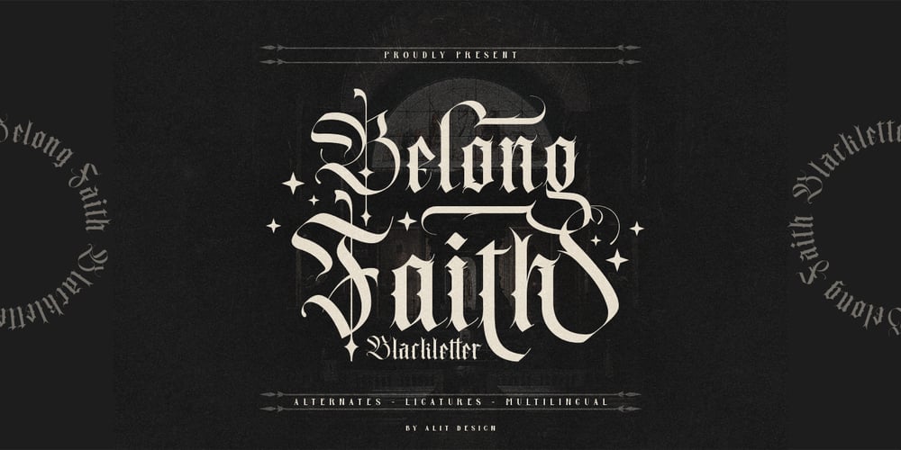 Belong Faith font
