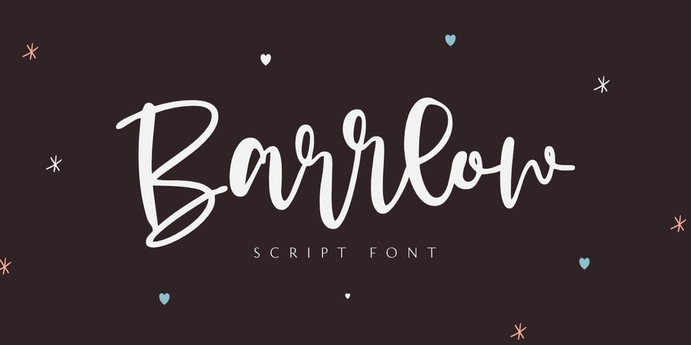 Barrlow font