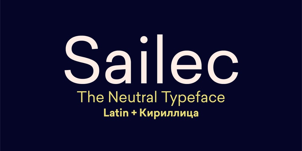 Sailec font