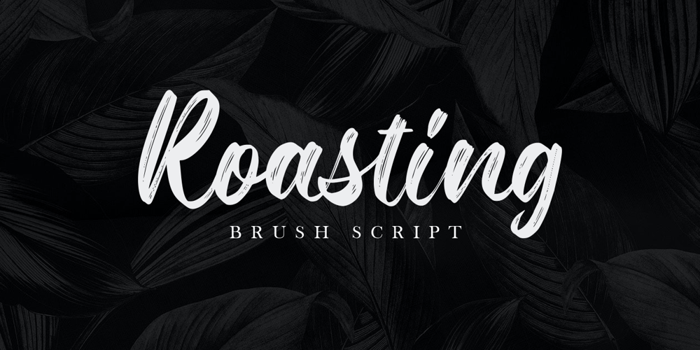 Roasting font