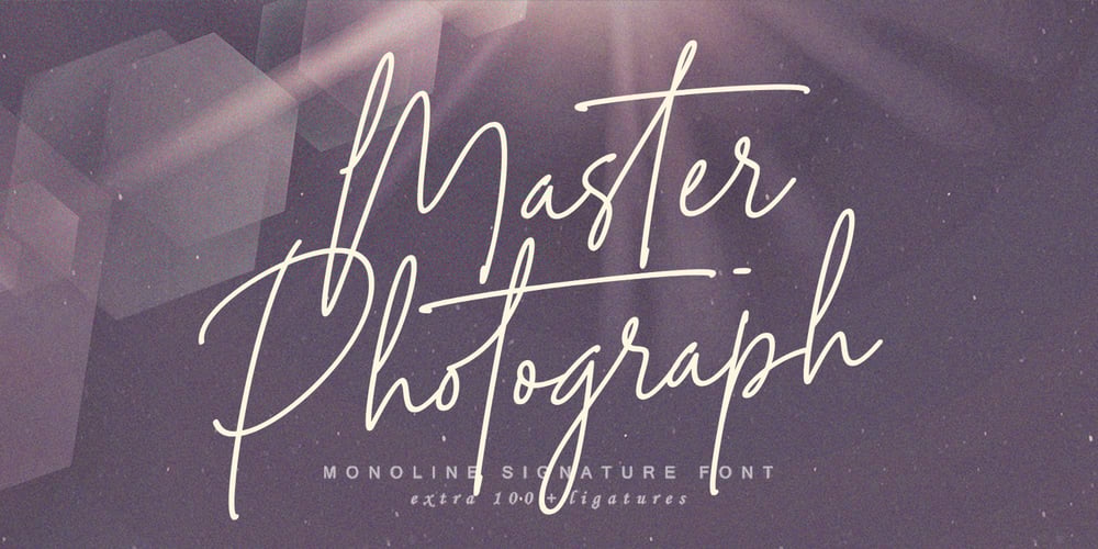 Master Photograph font