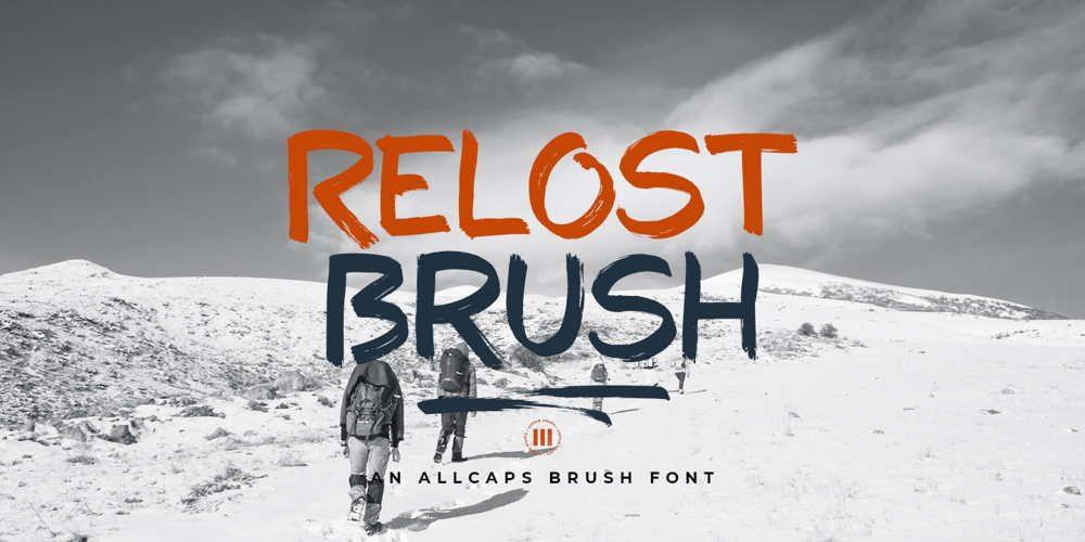 Relost Brush font