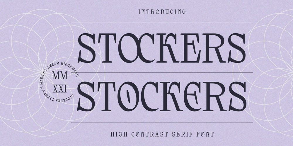 Stockers font