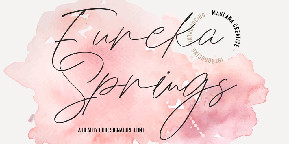 Eureka Springs font