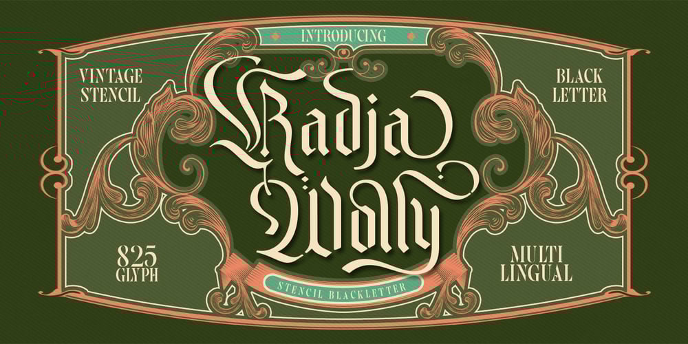 Radja Wolly font