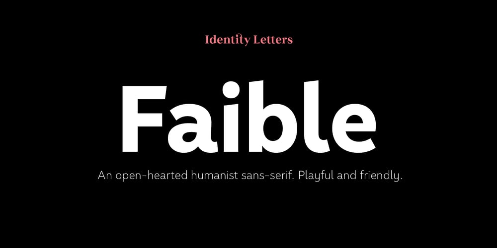 Faible font