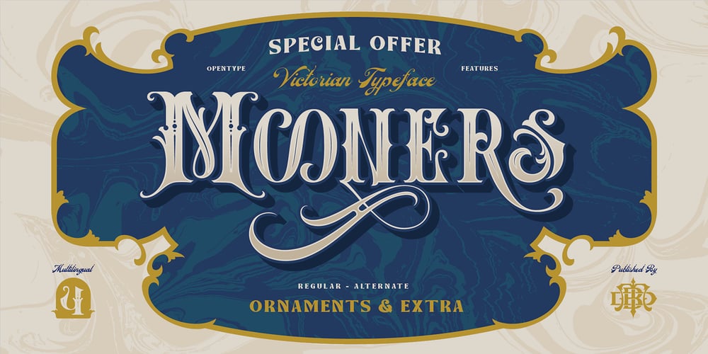 Mooners font