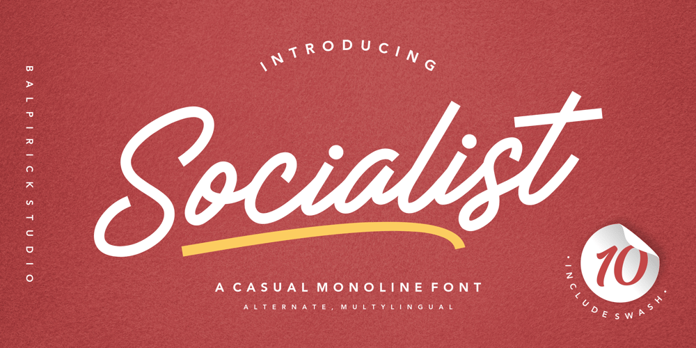 Socialist font