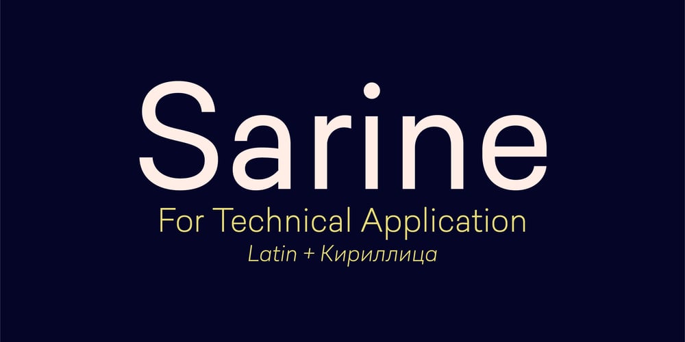 Sarine font